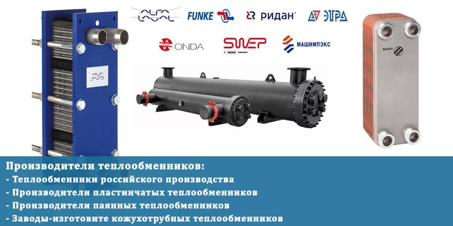 Производители теплообменников