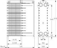 Пластинчатый разборный теплообменник SWEP GL-325S купить на TEPLOOBMENNIC.RU