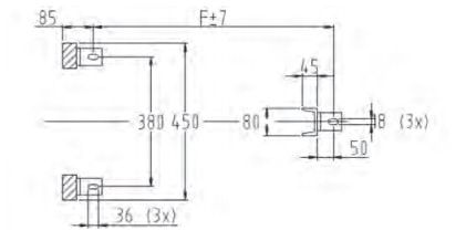 Чертёж теплообменника Danfoss XGC-X042H вид сверху