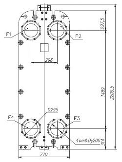 Габаритный чертёж ТПлР S113 IS.01.