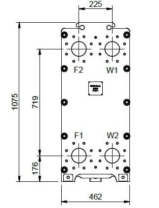 Габаритный чертёж ONDA GG010