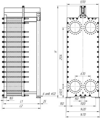 Пластинчатый теплообменник ЭТРА ЭТ-301 | Интернет-магазин TEPLOOBMENNIC.RU