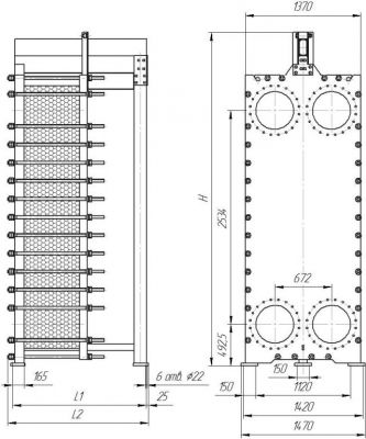 Пластинчатый теплообменник ЭТРА ЭТ-300 | Интернет-магазин TEPLOOBMENNIC.RU